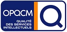 Logo de l'OPQCM, qualité des services intellectuels.